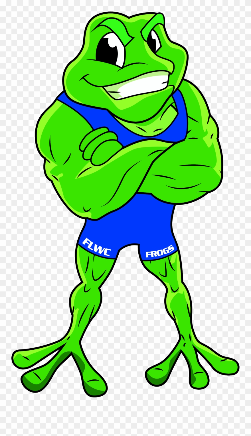 Finger Lake Frogs Clipart