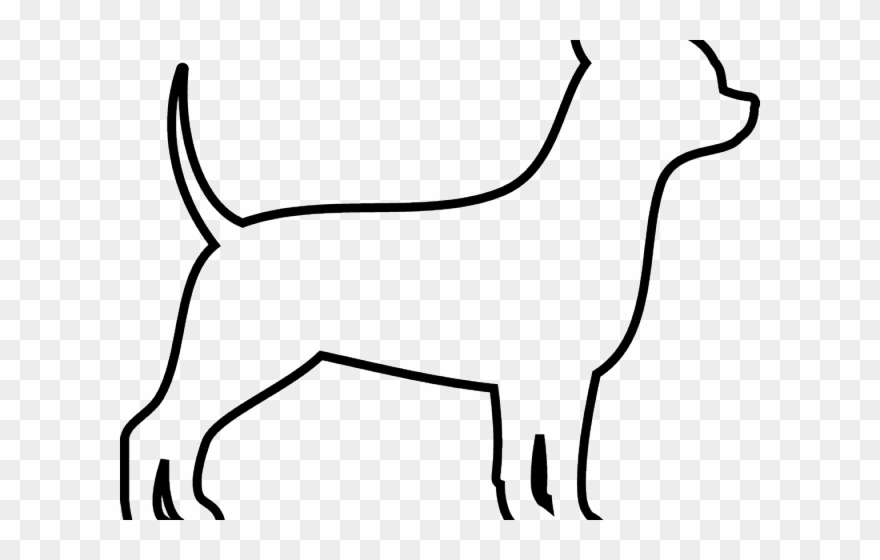 Chihuahua Clipart Outline - Png Download