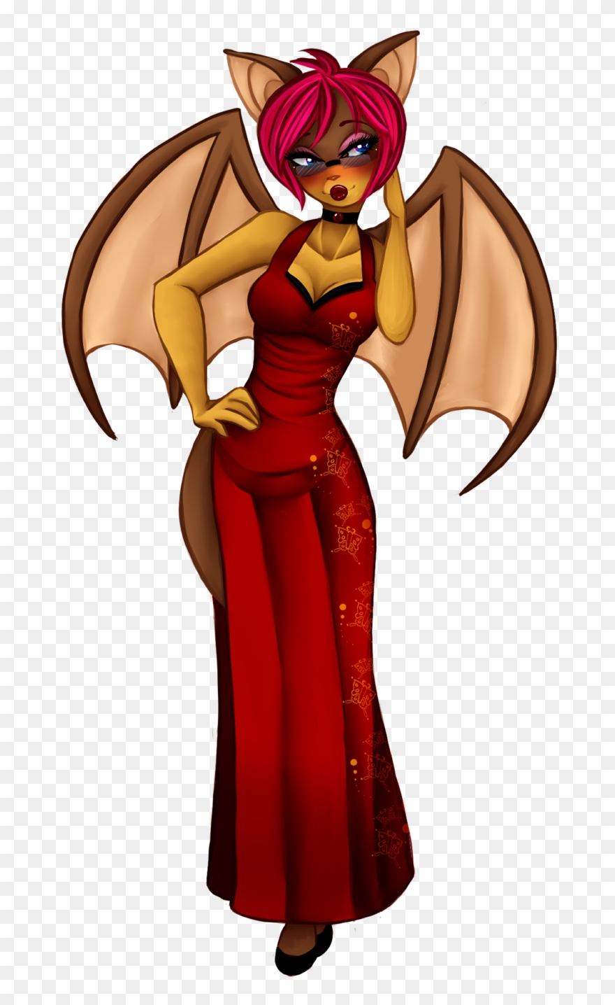 Elegant Chinese Dress Clipart