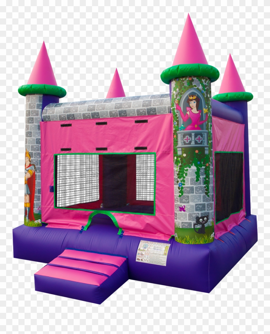 Princess Castle Bouncer Clipart