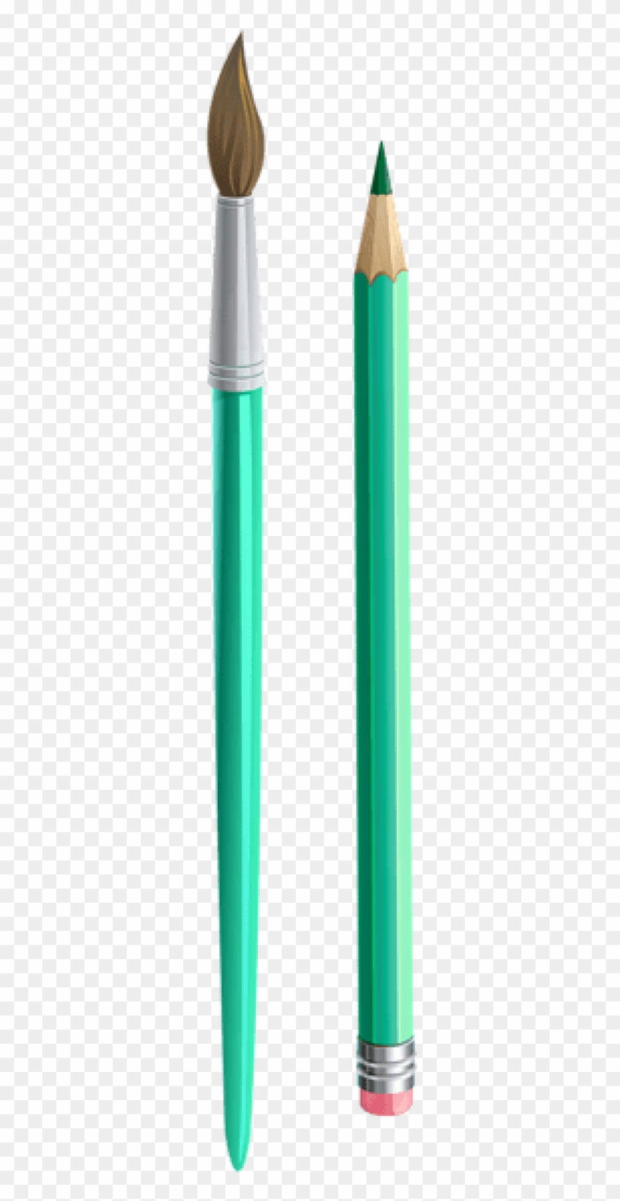 Free Png Download Brush And Pencil Clipart Png Photo Transparent Png