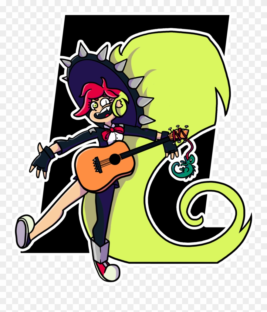 Demencia, From Villainous, In Her Mariachi Outfit Clipart