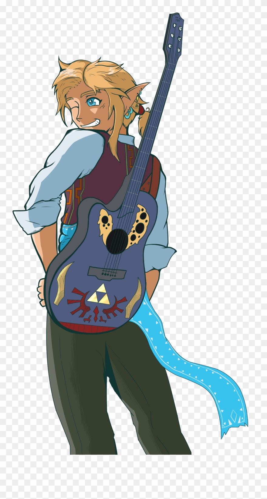 La Leyenda De Zelda, An Epic Tale About A Lone Mariachi Clipart