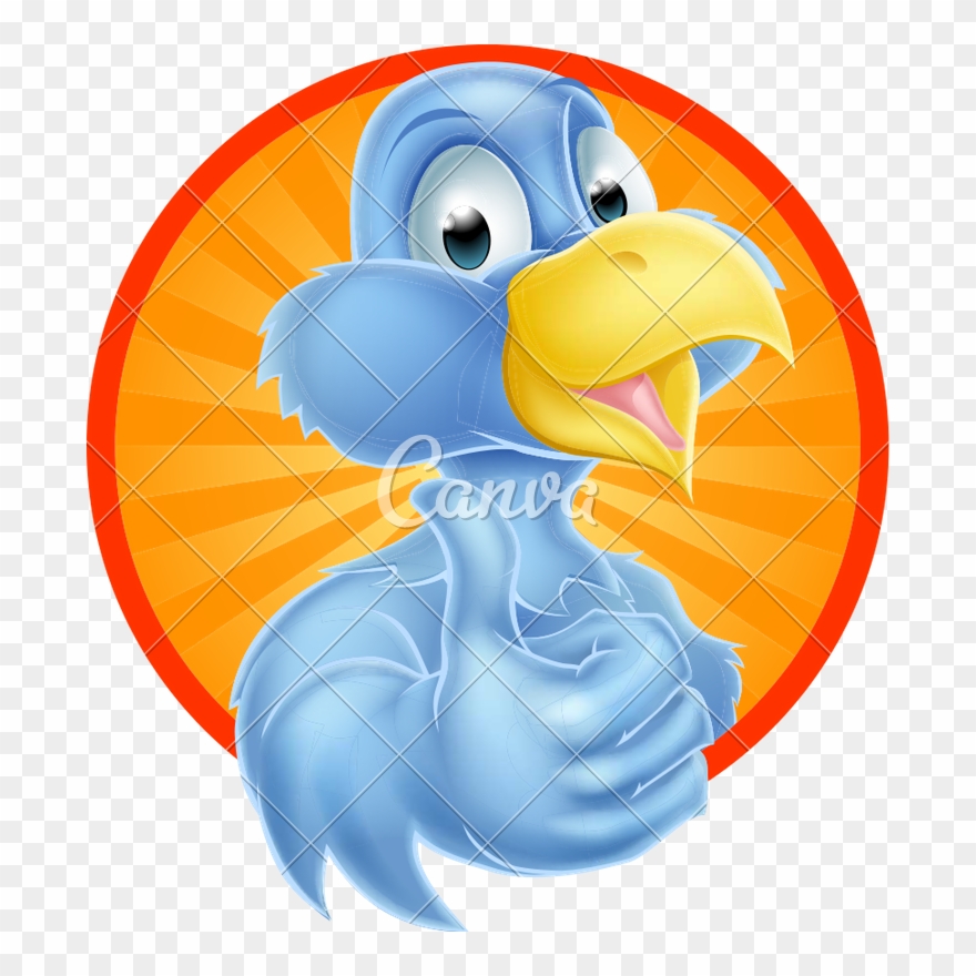 Cartoon Bluebird Icons By Clipart