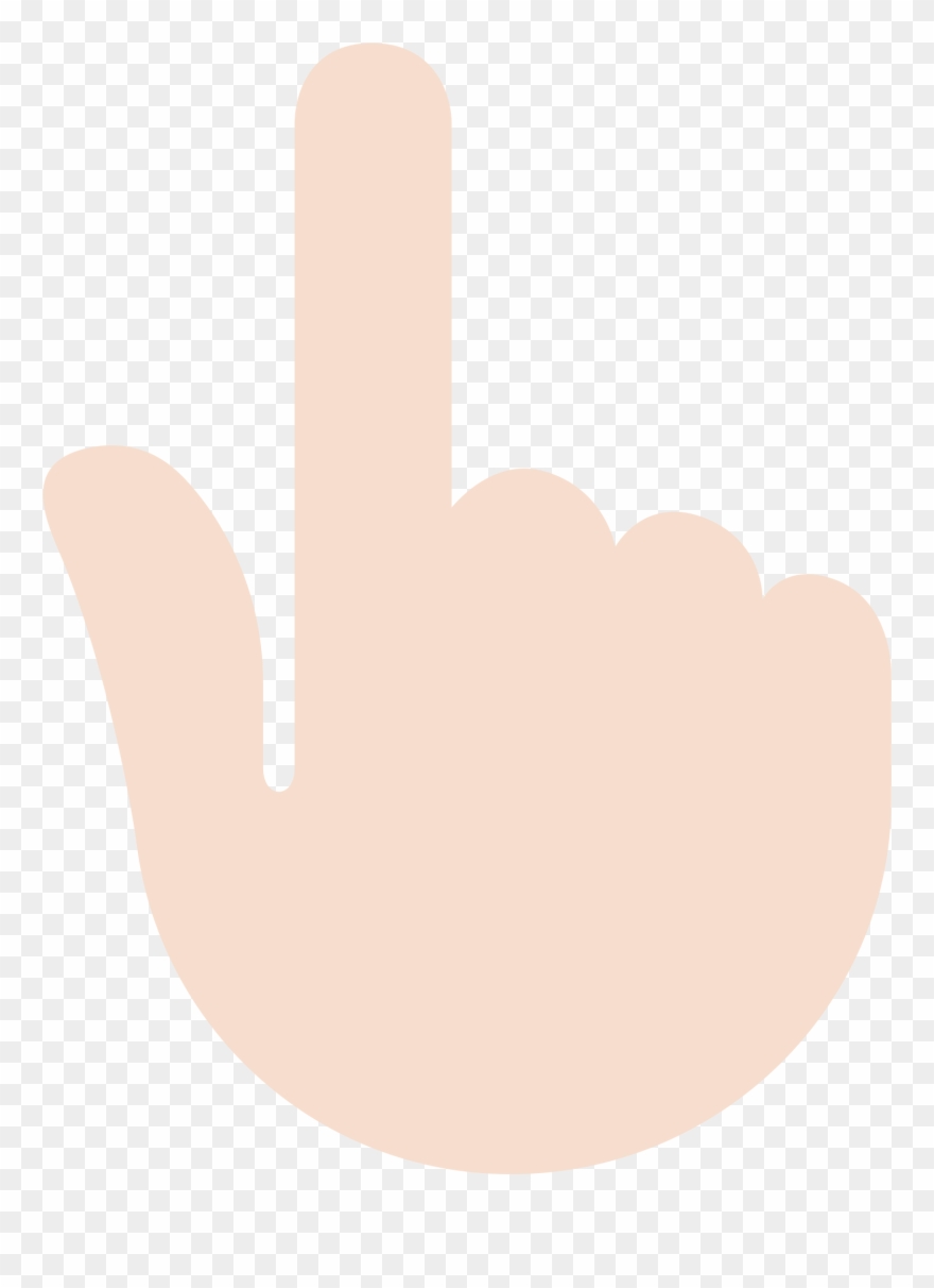 Pointing Up Backhand Clipart