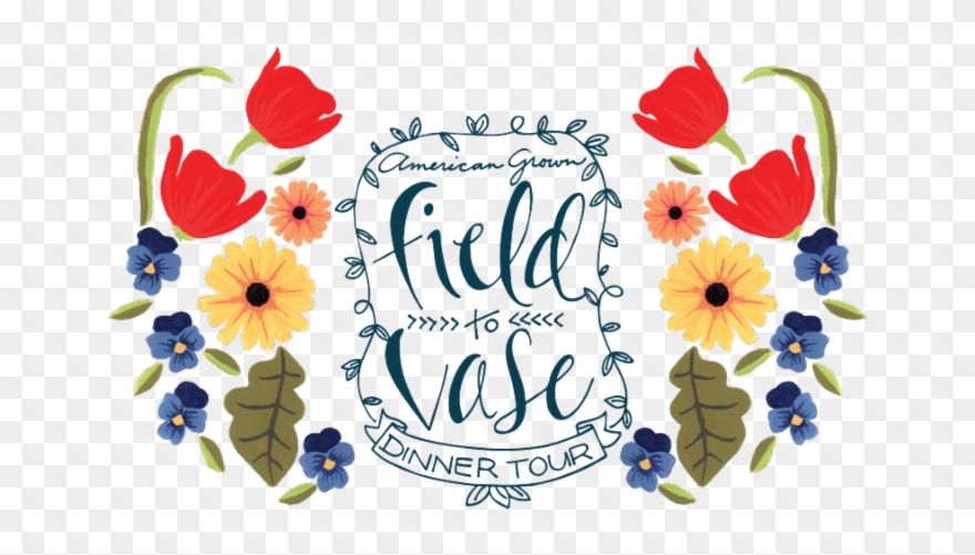 2019 American Grown Field To Vase Dinner Tour Floral Clipart