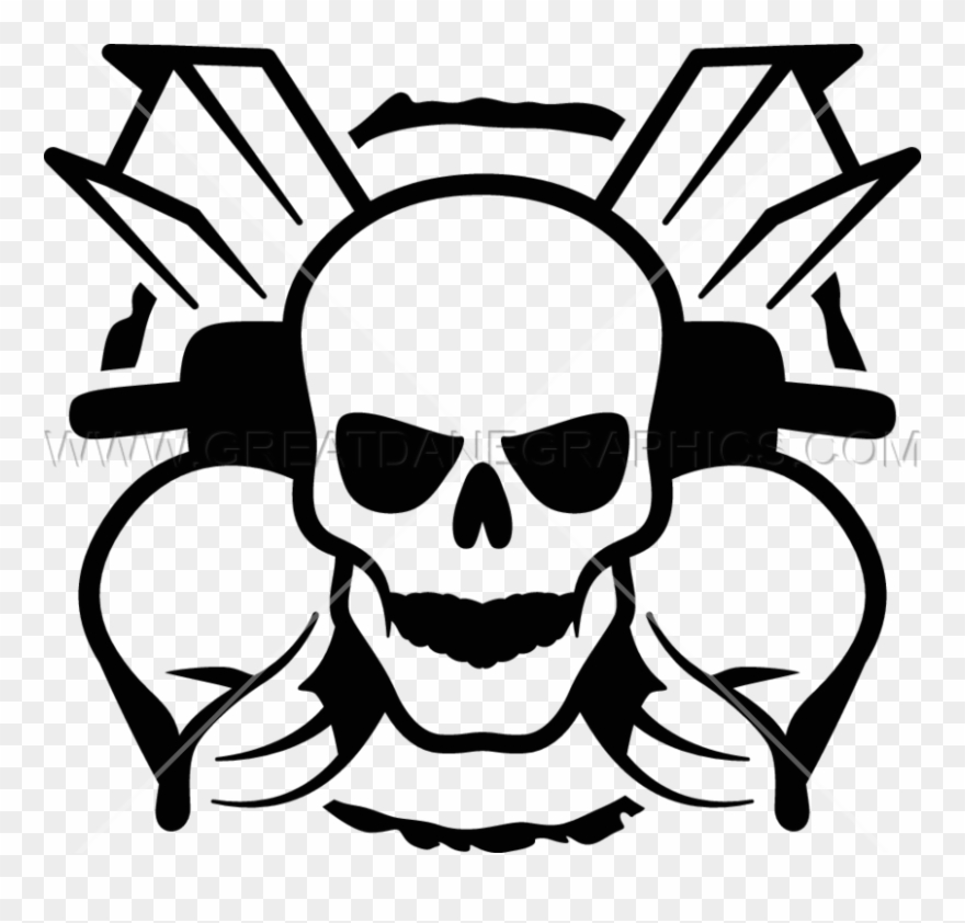 Iron Worker Skull Clipart