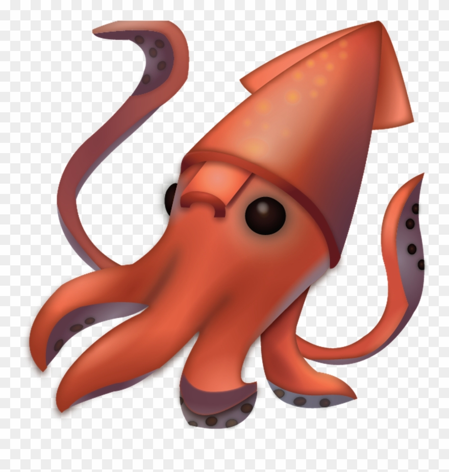 Squid Emoji Png Clipart