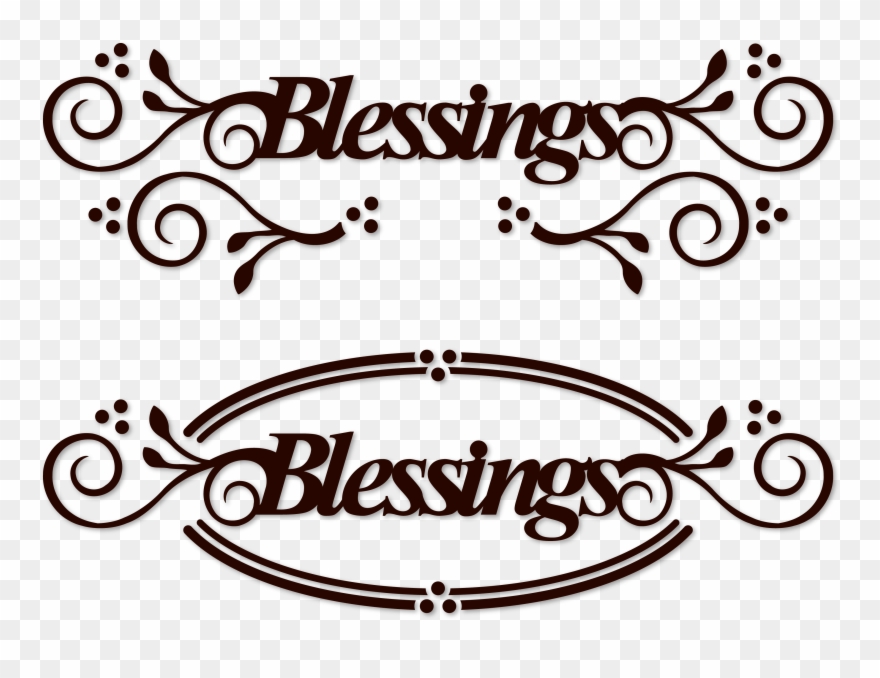 Blessings Word Art , Png Download Clipart