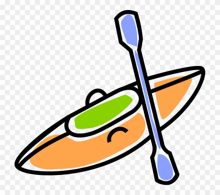 Rapids With Paddle Image Clipart