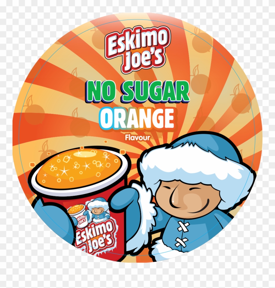 No Sugar Orange Slush Syrup Clipart