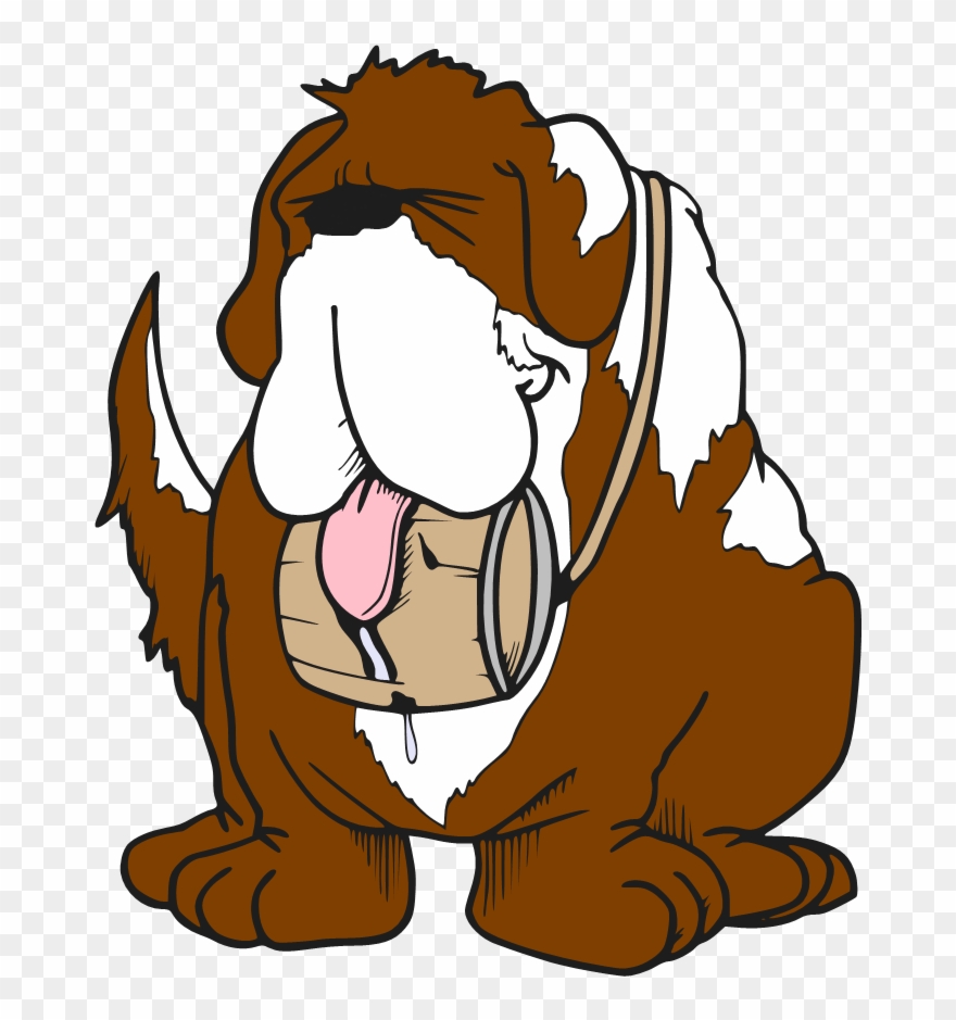 Huge Saint Bernard Clipart