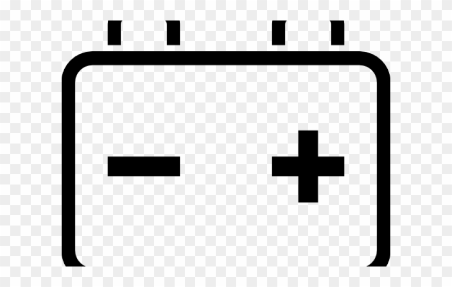 Battery Clipart Car Battery - Png Download