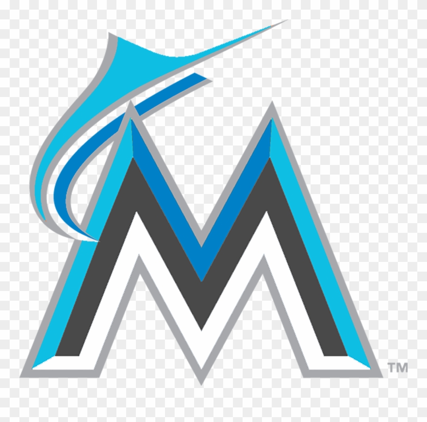 Miami Marlins Baseball Clipart - Png Download