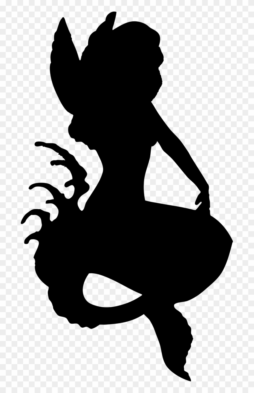 Character The Silhouette Girl Clipart