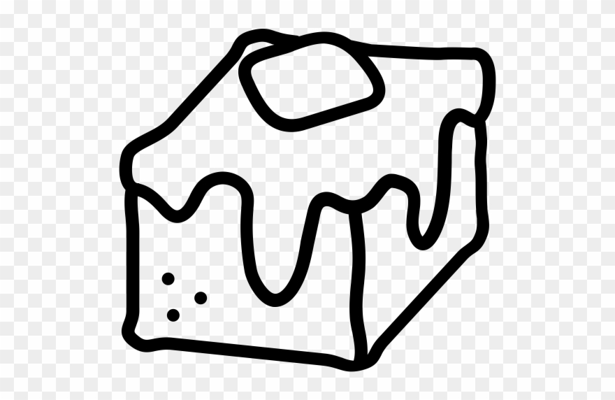 Cornbread With Honey Rubber Stamp Clipart