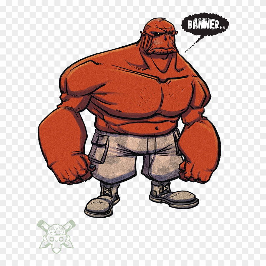 My Red Hulk Redesign Is Done So Clipart