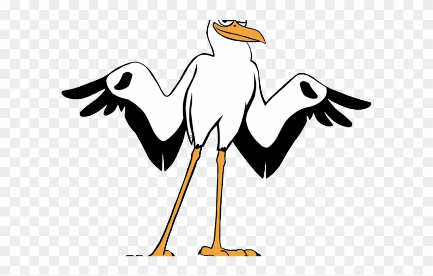 Stork Clipart Clip Art - Png Download