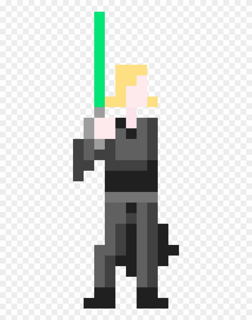 Luke Skywalker Jedi Master Clipart