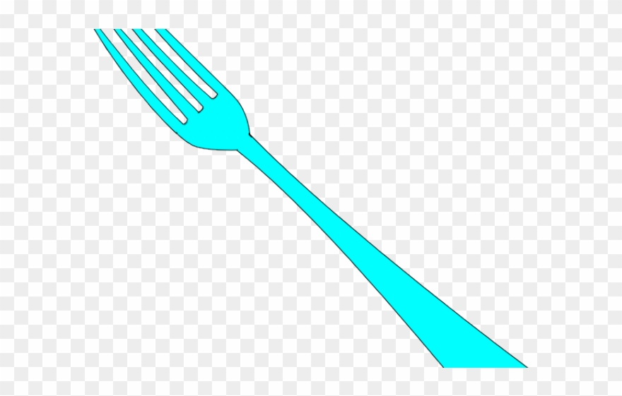Fork Clipart Blue - Png Download