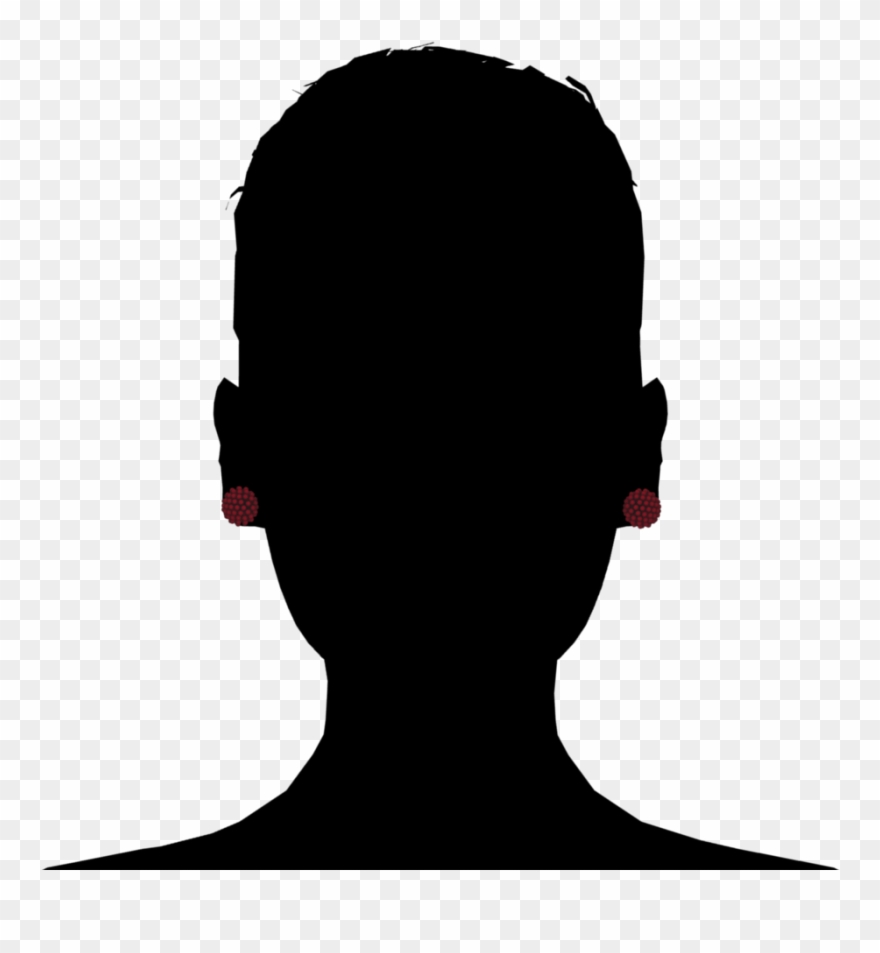 Red 3d Printed Stud Earrings Clipart