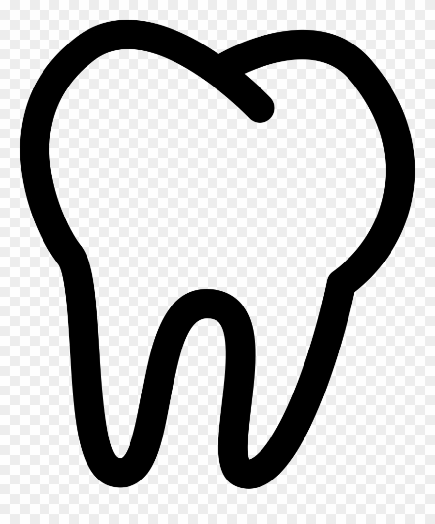Tooth Outline Svg Png Icon Free Download Clipart