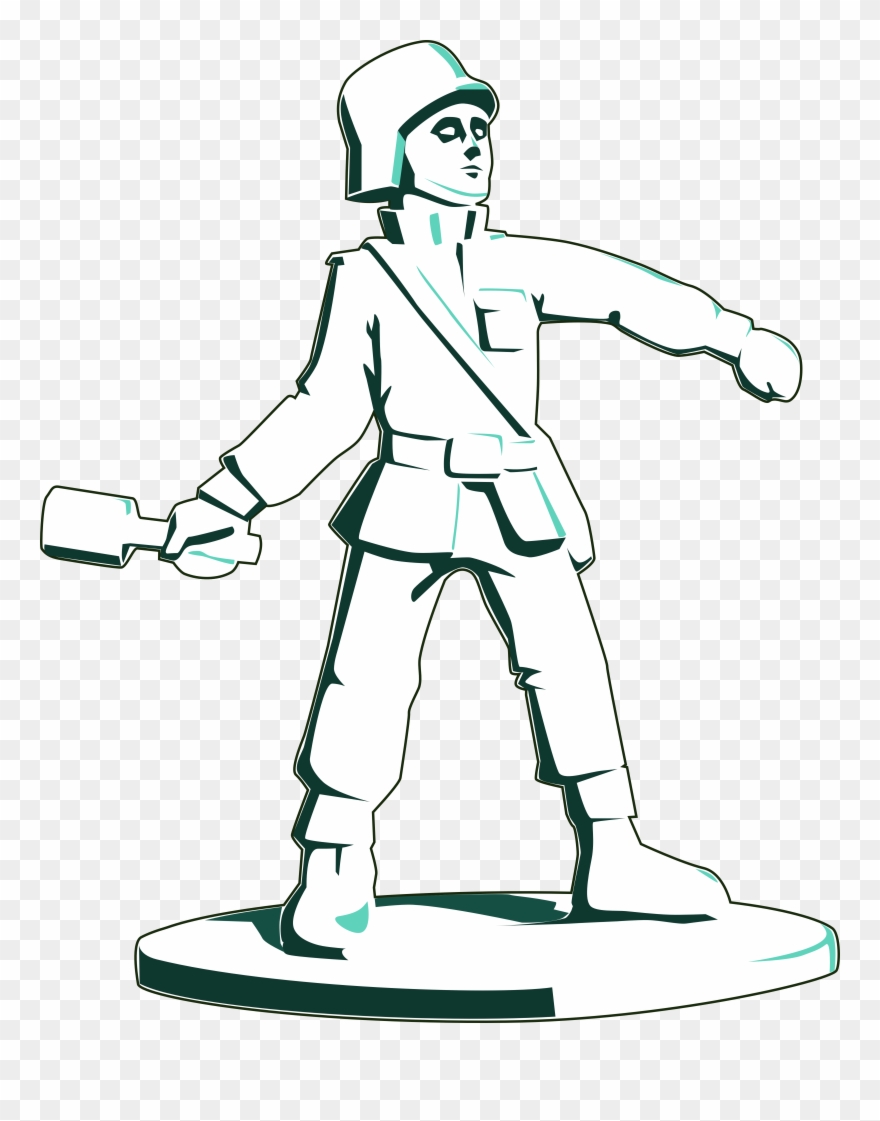 Drawn Soldier Figure Clipart