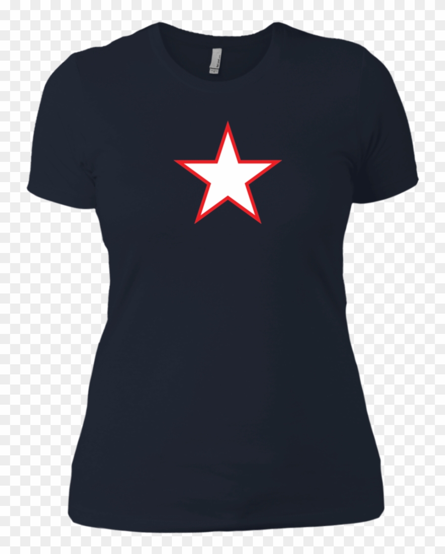 Patriotic Star Ladies' Short Sleeve Americana T-shirt Clipart