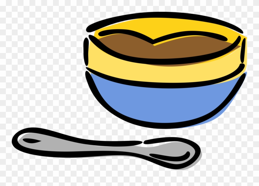 In Bowl With Utensil Clipart