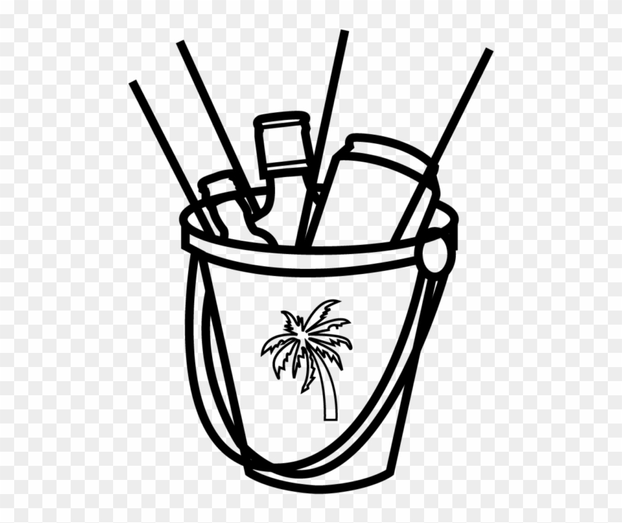 Ko Pha Ngan Full Moon Bucket Clipart