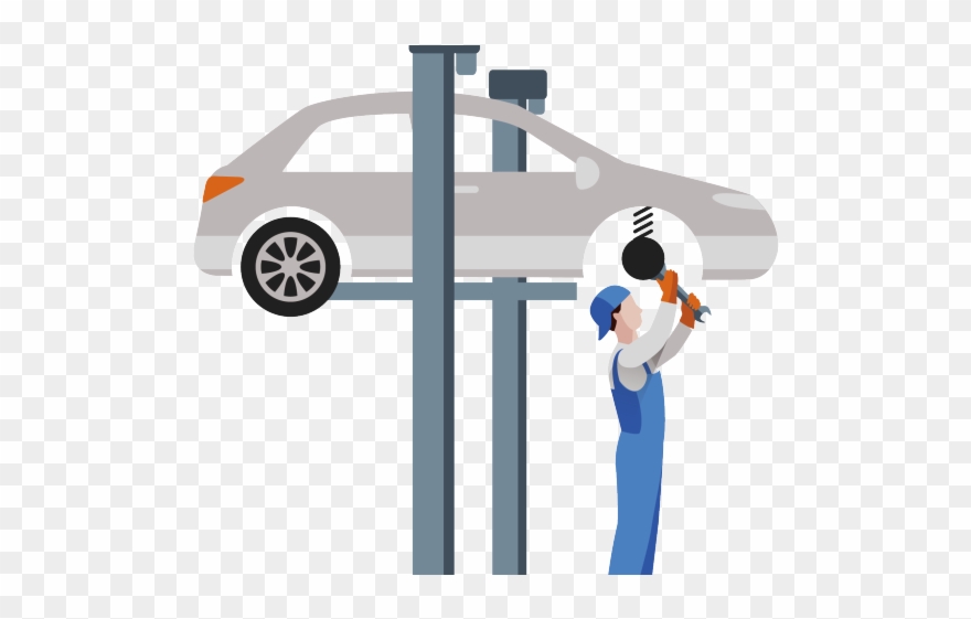 Mechanical Clipart Auto Mechanic Shop - Png Download