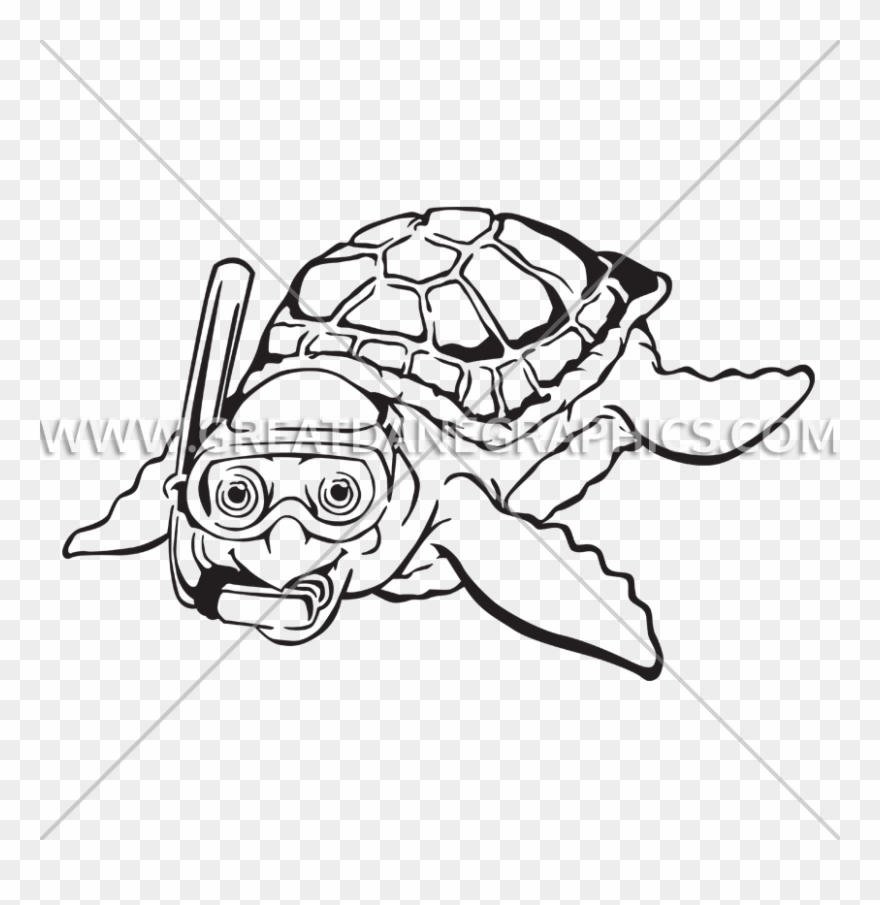 Snorkel Drawing Easy Clipart