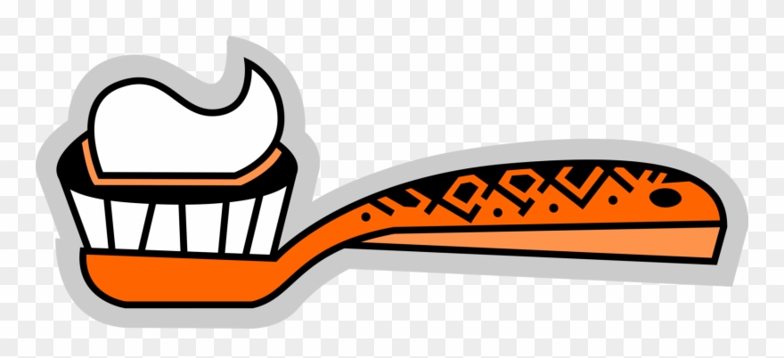 Vector Illustration Of Oral Hygiene Toothbrush For Clipart