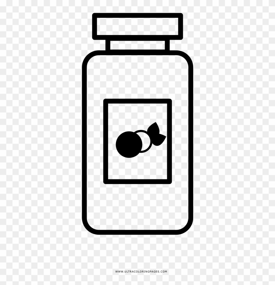 Apricot Jam Coloring Page Clipart