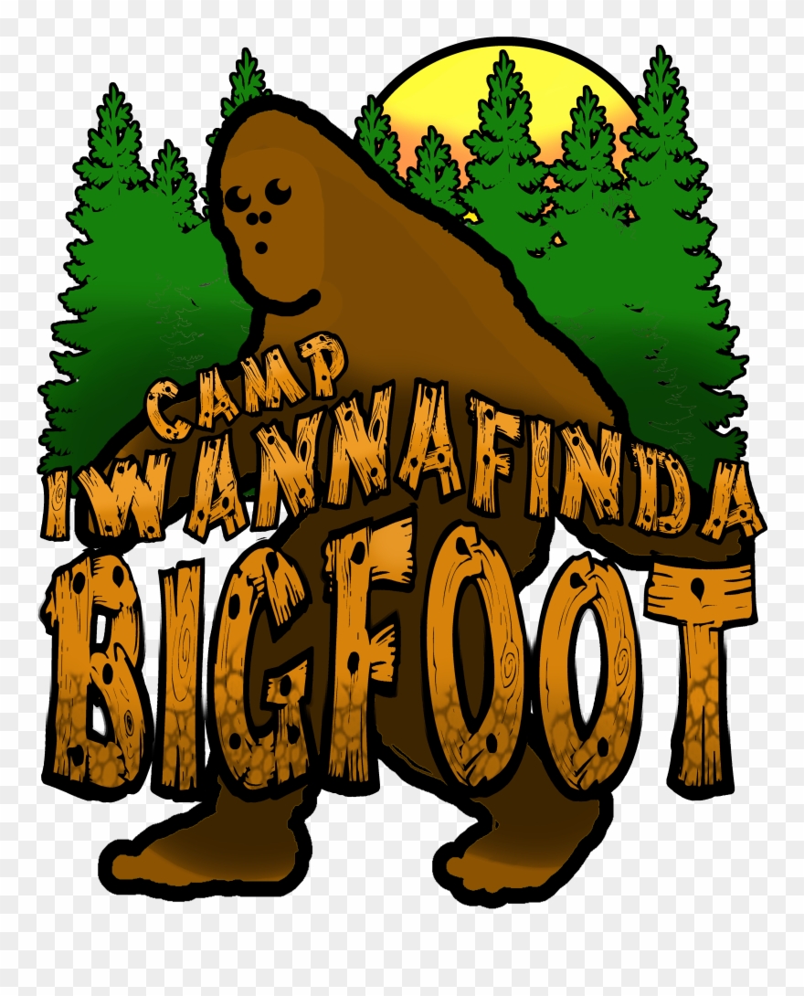 Camp Iwannafinda Bigfoot Clipart