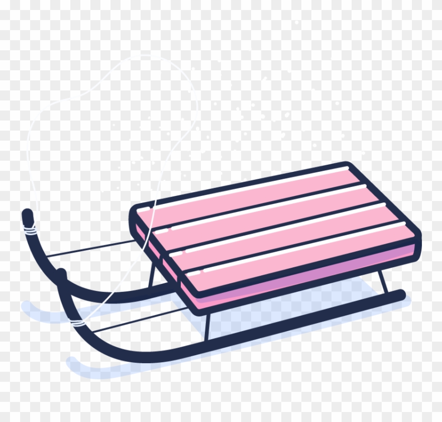 In A One Horse Open Sleigh Clipart