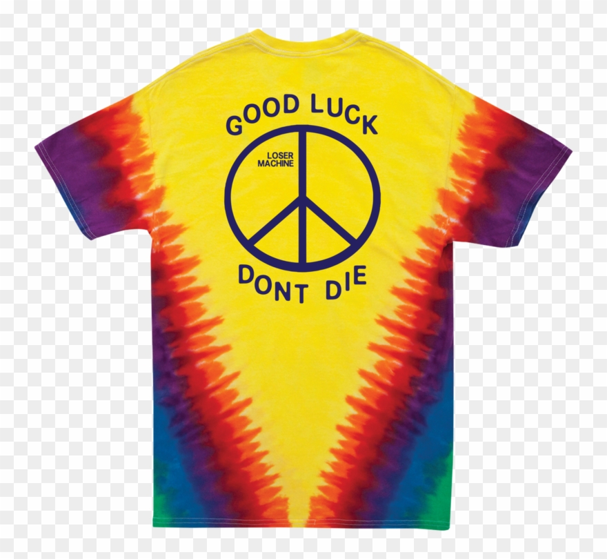 Trench Light Tie Dye Stock Tee Clipart