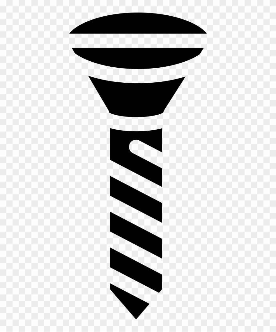 Screw Outline Comments Clipart