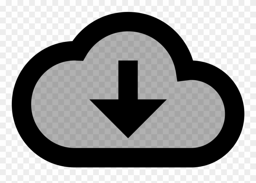 Download From The Cloud Icon Clipart
