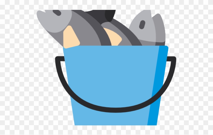 Bucket Clipart Fish Bucket - Png Download
