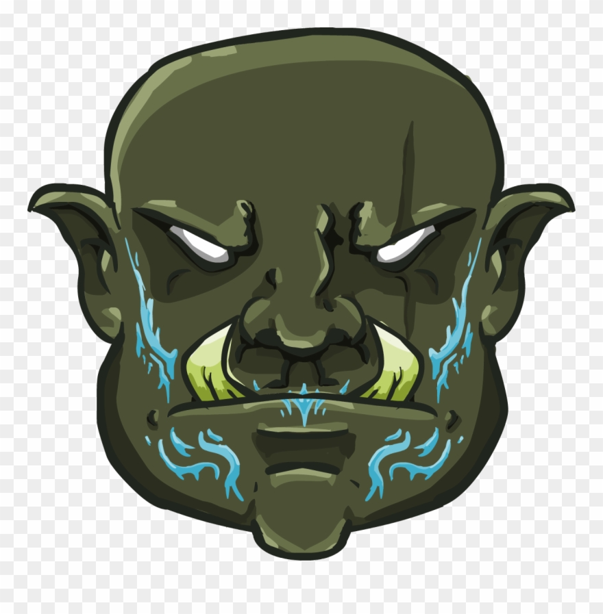 Dnd Half-orc Character Clipart