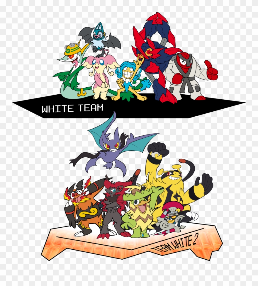 Pokémon Teams White & White Clipart