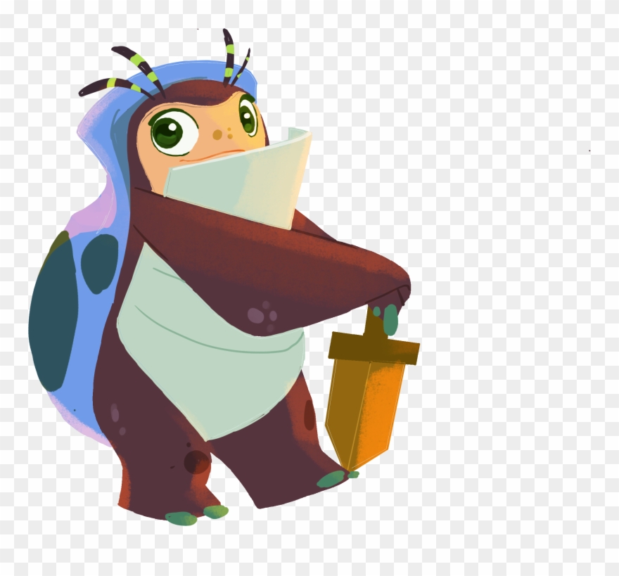 Charming Pretends He's Brave And Bold, But Knows Deep Clipart