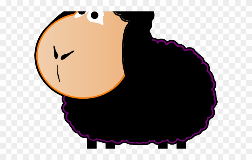 Black Sheep Cliparts - Png Download