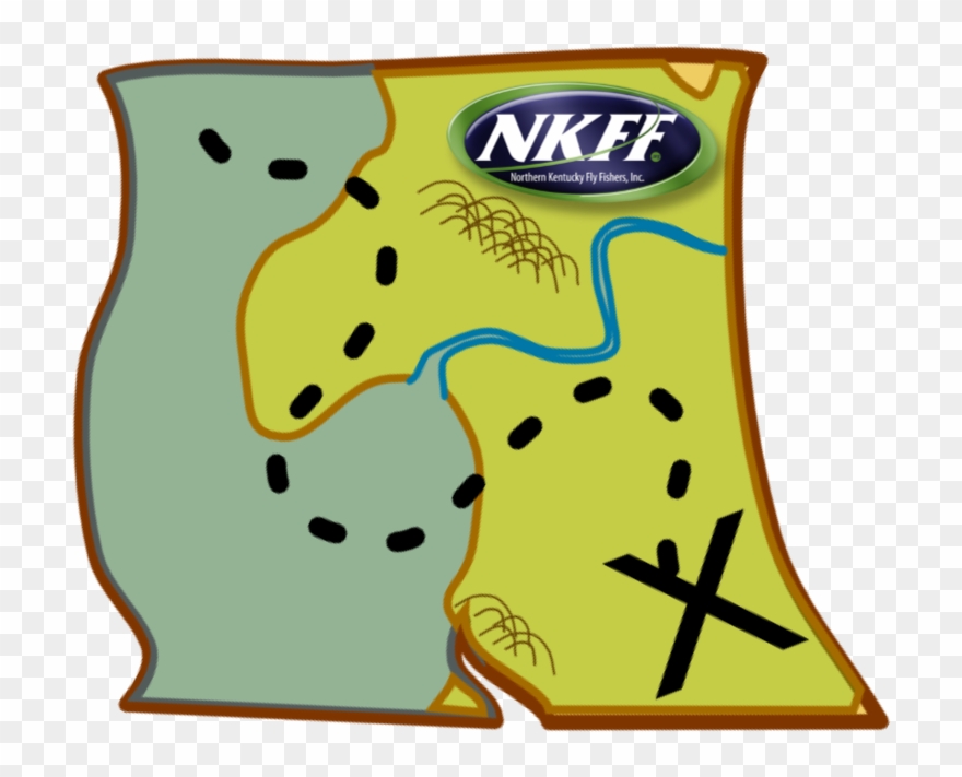 Northern Kentucky Fly Fishers Map Book Clipart