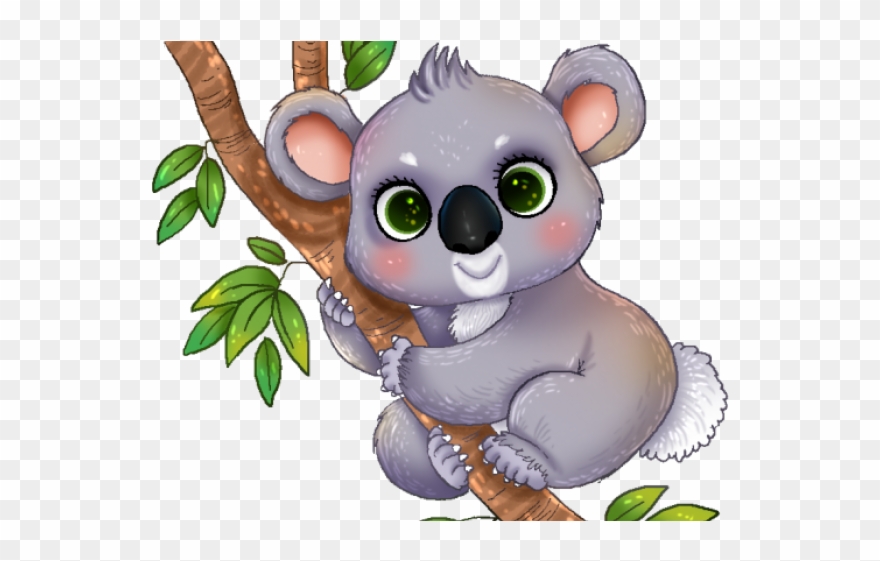 Koala Clipart Branch - Png Download