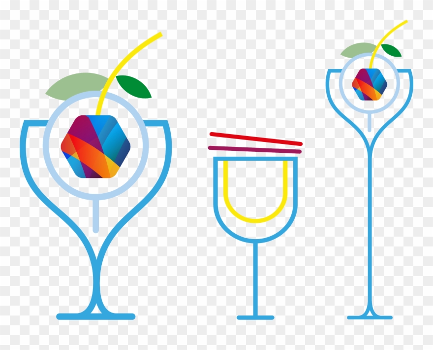 Comma Cocktails Clipart