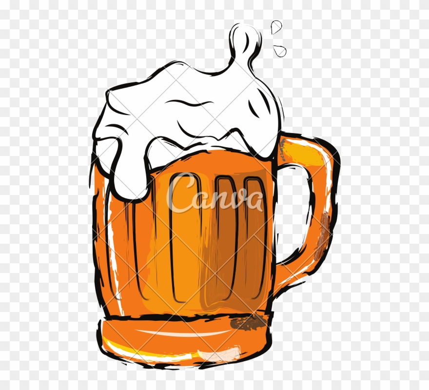 Beer Clip Foam - Png Download