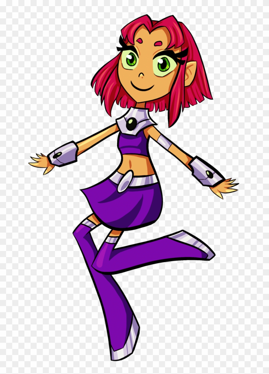 How To Draw Teen Titans Go Starfire Clipart