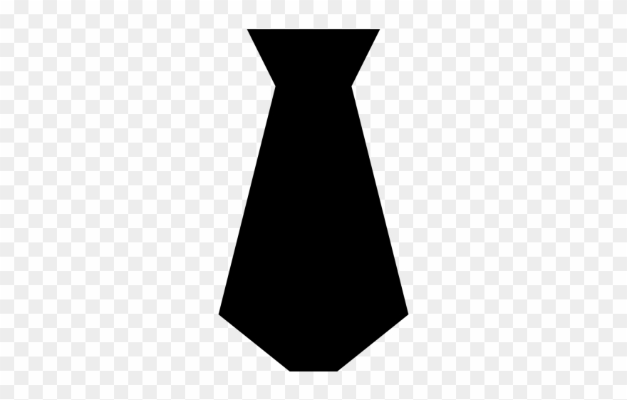 Tie Clipart Silhouette - Png Download